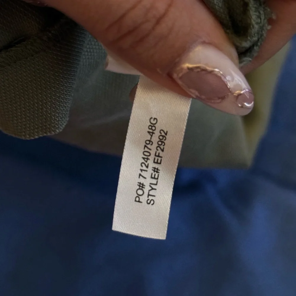 Lacoste Olive Green Button-Down Midi dress - Picture 7 of 8